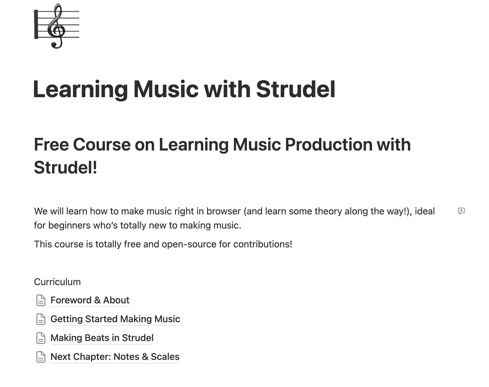 Learning Music in the Browser with Strudel course