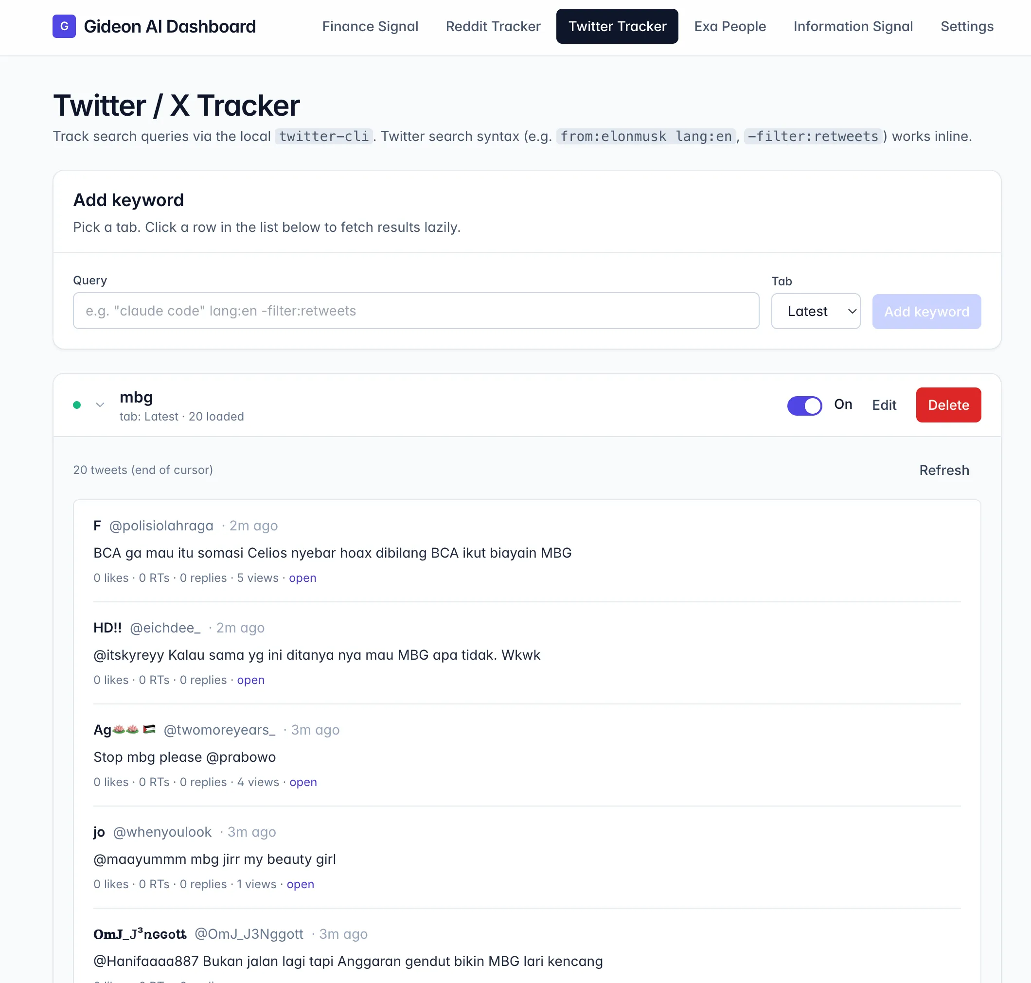 twitter tracker